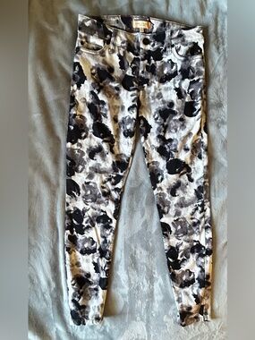 Sanctuary Black and White Abstract Print Jeans